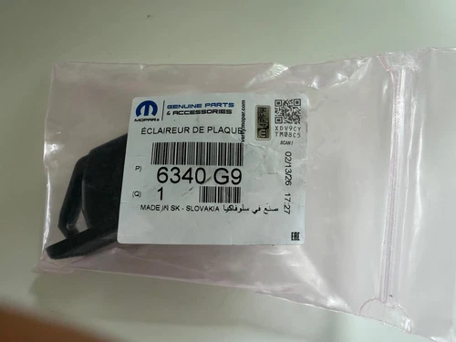 PSA PEUGEOT CITROEN 6340G9 Eclairage De Plaque D'immatriculation Original - Photo 1/5