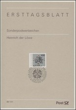 ETB 23/1995 Heinrich der L&ouml;we, Herzog Bayern, Sachsen