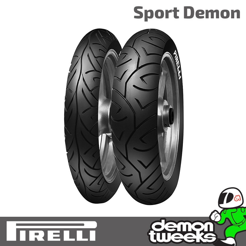 TYRE PAIR PIRELLI 100/80-17 52H + 130/70-18 63H SPORT DEMON - Image 13