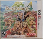 Rune Factory 4 Nintendo 3DS Complete Authentic Cartridge Case Manual