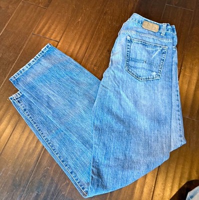 Calvin Klein Jeans Men's Straight Cut Denim Size 34x32 Light Wash