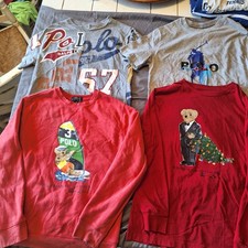 Ralph Lauren Polo Bear Boy M 14-16 TShirt Shorts Lot EUC 5 Pieces  3
