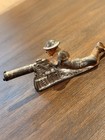 Vintage Lead Artillery Toy Soldier Figures Lot of 5 Cannon Machine Gun Mortar — photo 4