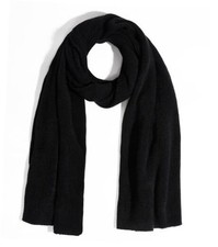 Scarf for Women, Chunky Scarf Warm Knit Wraps Large Scarfs for Women Black