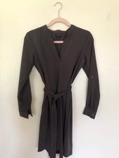 Ann Taylor Mandarin Collar Shift Dress Size Petite XS