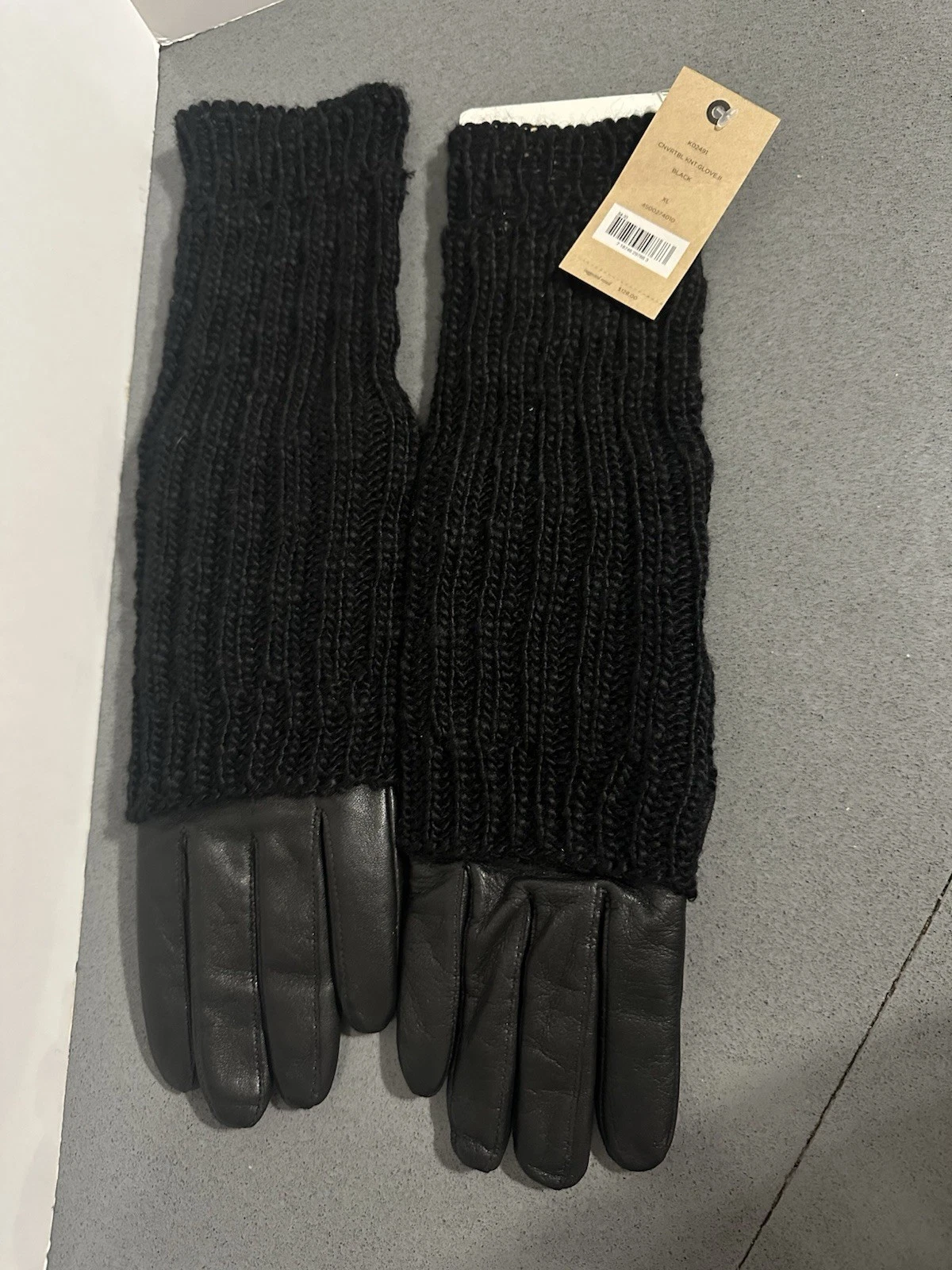Cole Haan Women's Leather Gloves, Black, XL NWT, MSRP $128
Opens in a new window or tab