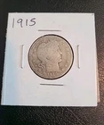 1915 P BARBER QUARTER  AG CONDITION