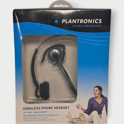 Plantronics M175C Cordless Phone Headset Noise Canceling Mic 2.5mm Plug SEALED!