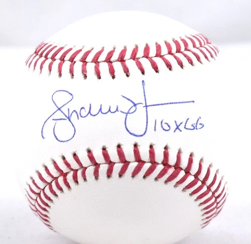 Andruw Jones Autographed Rawlings OML Baseball w/ 10x GG - Beckett W Hologram
