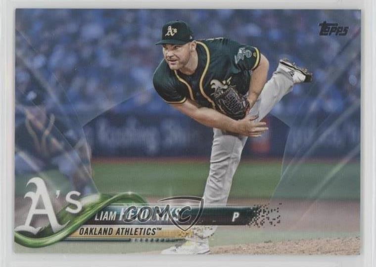 2018 Topps Father's Day Blue 18/50 Liam Hendriks #367 0c6