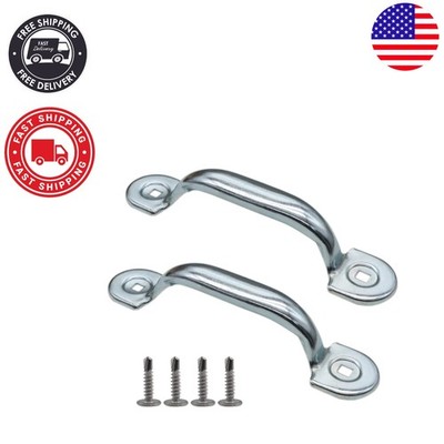 Heavy Duty Garage Door Bottom Lift Handle - Rust-Proof, 2 Pack for Versatile Use