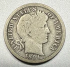 1894-O  BARBER DIME  GOOD DETAILS  BETTER DATE #1727