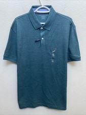 NEW Tommy Hilfiger Men's Polo Shirt Green Short Sleeve Collared XL NWT