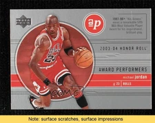 2003 Upper Deck Honor Roll Award Performers Michael Jordan #AP11 HOF READ 02v3