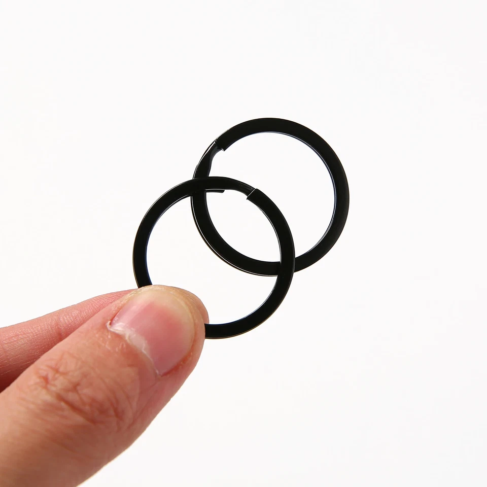 5/10/20/ 50 Stück hohe Qualität Runde Blank Split Key Ring - Bild 4 von 4