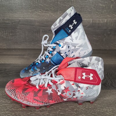 Under Armour Highlight MC LE USA Football Cleats Men s Size 11.5 3026340-100 New