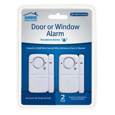Sabre Home Series Door or Window Alarms 120 dB Siren Self Install 2 Pack NEW