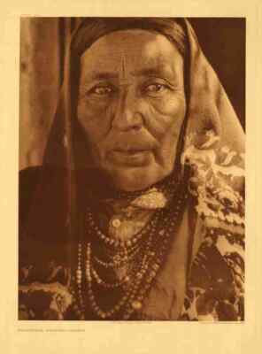 A4 Druck Indianer Indianer Francisca Chiwi Isleta