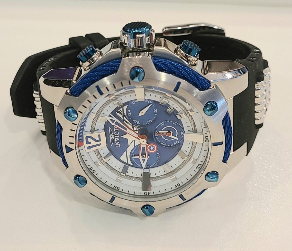 Invicta 53mm Bolt Captain America Limited Edition Watch