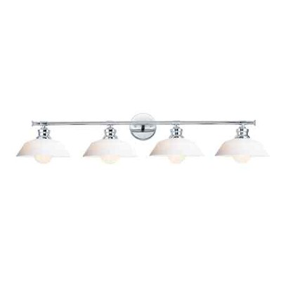 MAXIM 11194SWPC Willowbrook 4-Light 42.25'' Wide Polished Chrome Wall Sconce