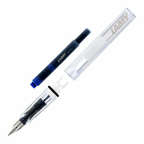 LAMY Vista Füller Mit Klarem Design & Breiter Feder – Transparente Tintenfüllung Sichtbar