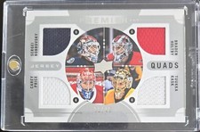 2017-18 UD Premiere - Bobrovsky Price Holtby Rask Quad Patch - 26/49!!