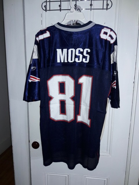Randy Moss New England Patriots NFL Reebok Vintage football uniform Jersey M | eBay