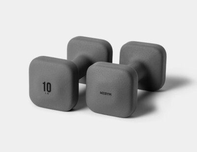 Wegym SafeGrip Dumbbells with Anti-Slip, Thick Handles and Flat, Sturdy NEW!