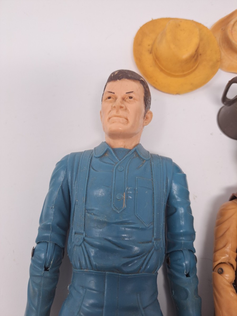 Vintage 1960s Marx Johnny West Captain Maddox Action Figure