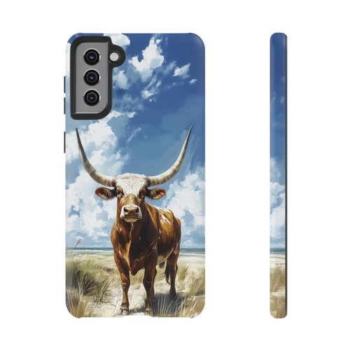 Bull Horns Blue Sky - Phone Ink Cover Case for iPhone, Galaxy, Pixel - 第 268/281 張圖片