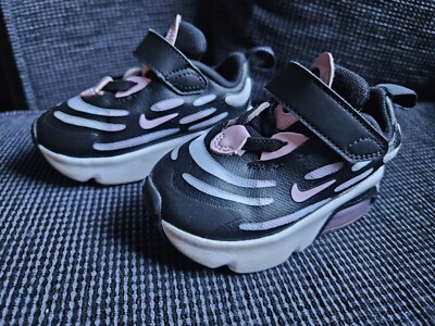 nike air max exosense sneakers in silver and cream