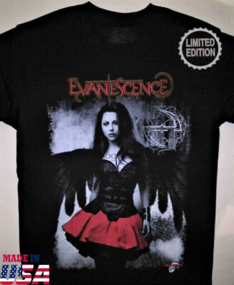 Vtg Evanescence Band Heavy Cotton All Size Unisex Black Shirt S-5XL