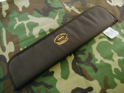 RANDALL KNIFE KNIVES 19'' ZIPPER CASE BLACK w/GOLD EMBROIDERY RMK LOGO -   #A1614