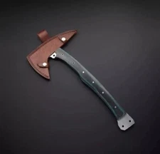 CUSTOM HANDMADE TOMAHAWK BATTLE READY AXE VIKING AXE CARBON STEEL AXE&SHEATH