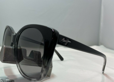 MAUI JIM MELE MJ 794-02GT BLACK TORTOISE GREY POLARIZED  display picture 3