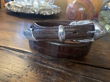 Old Pawn James Reid Style Sterling Silver Belt Buckle Nu Belt 35-38-1.3/8  -1   