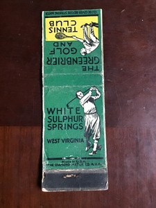 sulphur matchbook