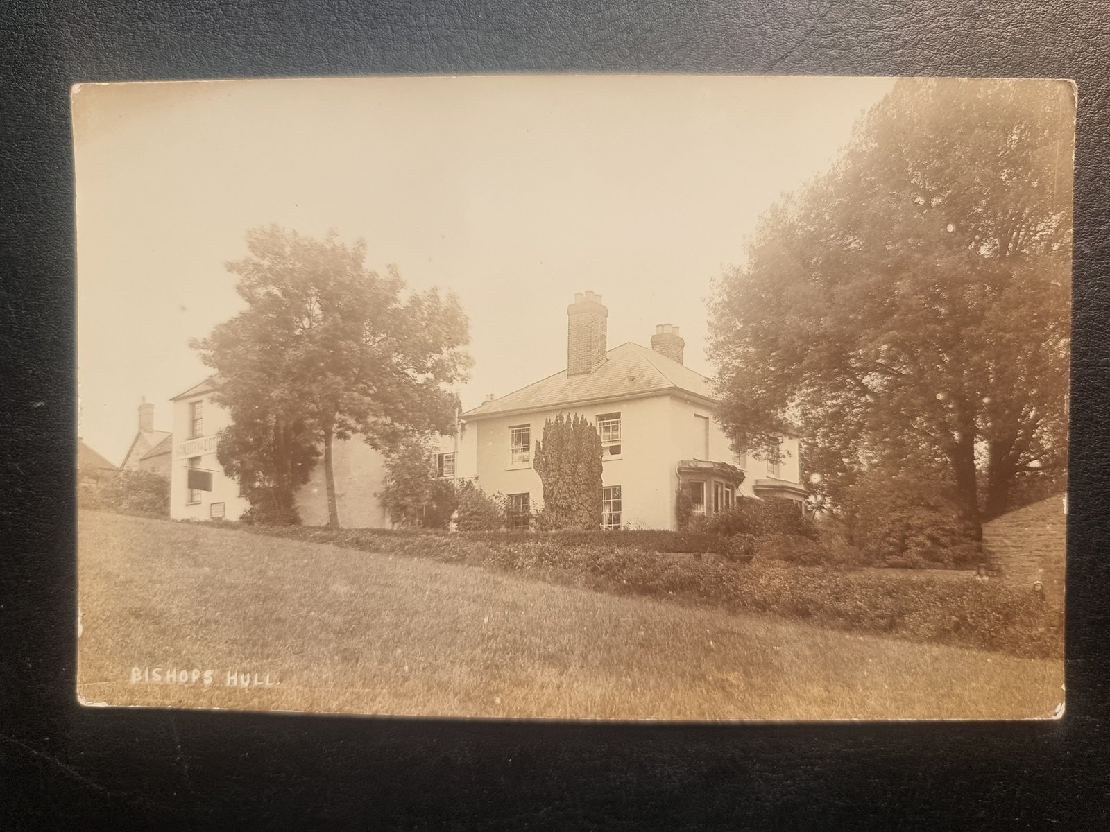 Hull Taunton Postcard C1910 Somerset Hanbury Co Offices Real