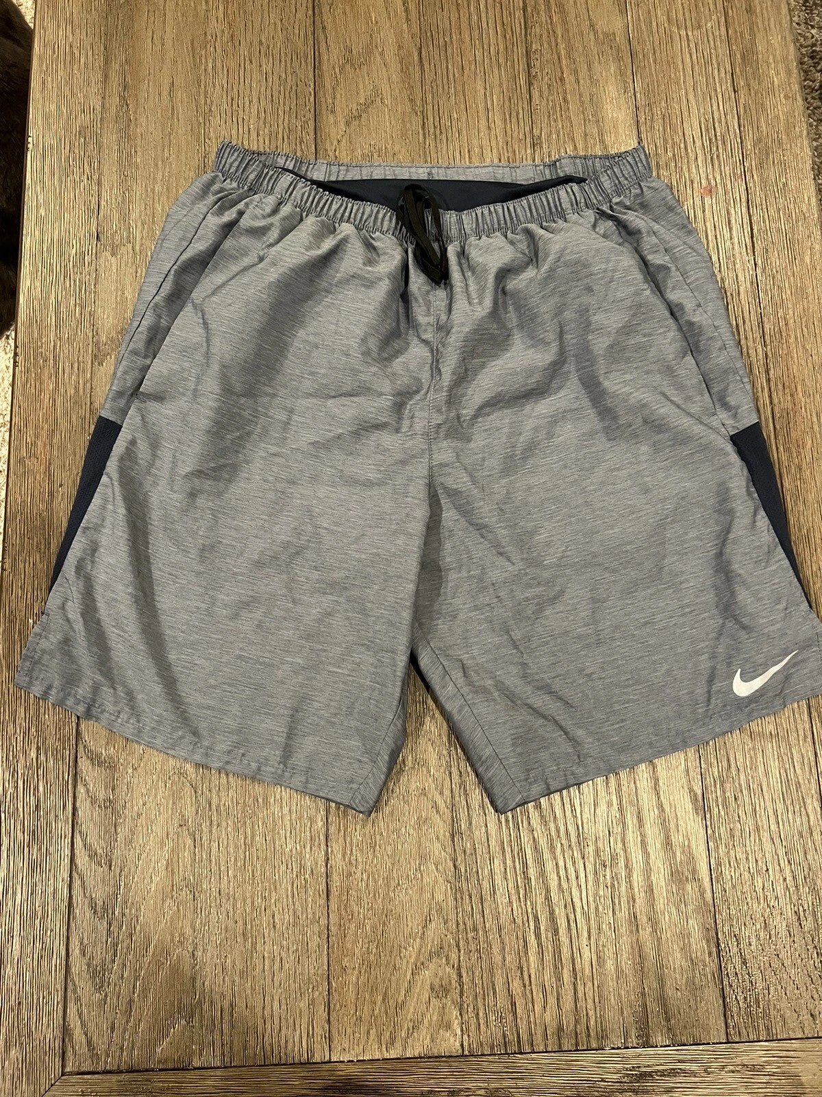 Mens Nike Lined Running Shorts Blue Medium M