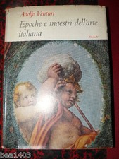  VENTURI, Adolfo, Epoche e maestri dell'arte italiana. Torino, Einaudi, 1956