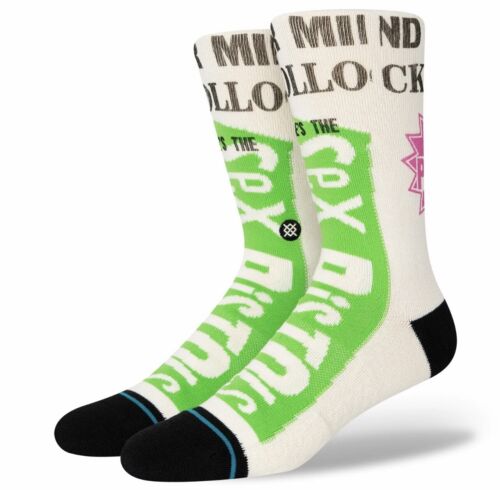 Stance Sex Pistols Never Mind The Bollocks Crew Height Socks Mens Large 9 13 Nwt Ebay