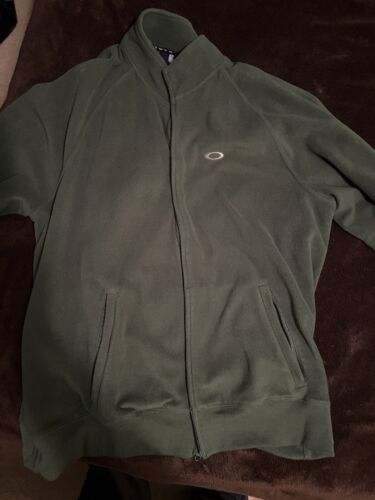 Oakley XXL Full Zip Green Jacket Pre-owned - Picture 1 of 5