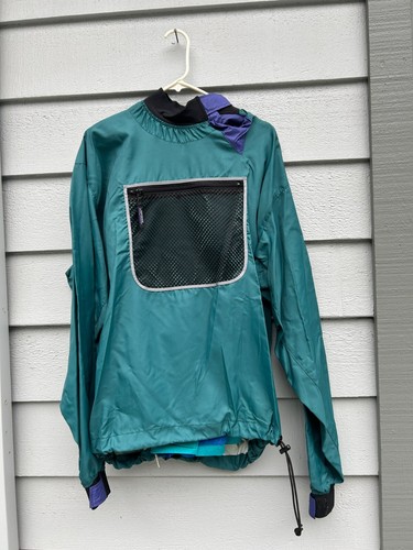 Patagonia XL Kayak Kayaking Paddling Top Jacket X-Large Green
