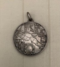 Medaglia VI Comando Militare Territoriale Bologna , Argento 800, Nuova-Vintage.