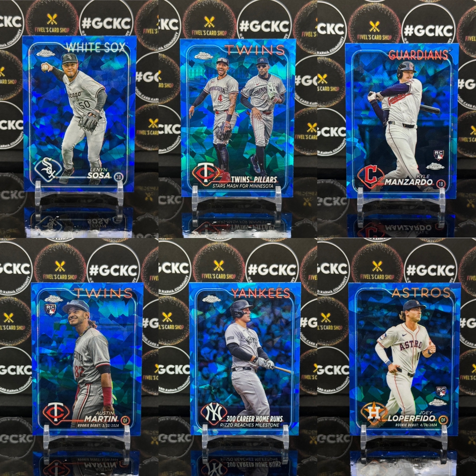 2024 Topps Chrome Update Sapphire Base Cards - RC and Vets - You Pick Singles