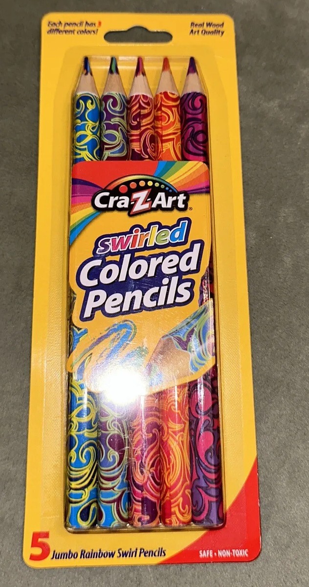 New LAROSE INDUSTRIES LLC CZ10419 Crazyart Colored Pencils Jumbo