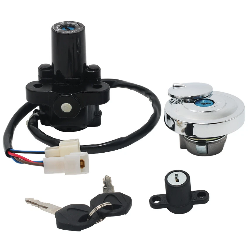 Juego de bloqueo de interruptor de llave de encendido para Yamaha XVS950 Midnight Star 2009-2012 VStar 950 Foto 2 de 4