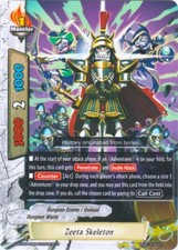 Future Card Buddyfight Zeeta Skeleton S-BT02A-UB04/0033EN U Dungeon World