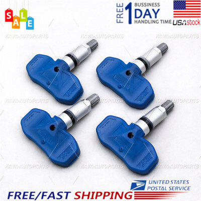 Set(4) 15136883 Tire Air Pressure Sensor For GM 2004 Silverado GMC Tahoe Yukon