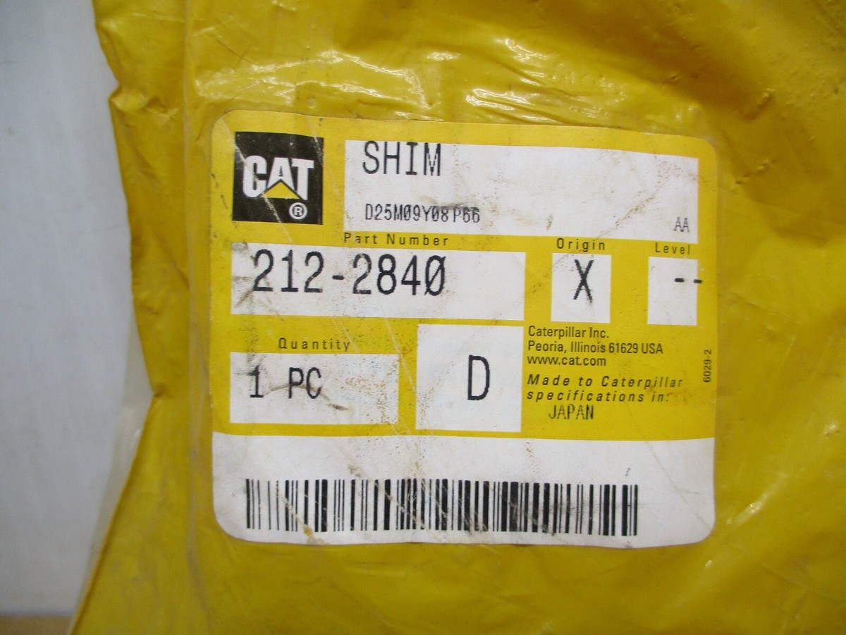 CAT 212-2840 SHIM CATERPILLAR 2122840 | eBay